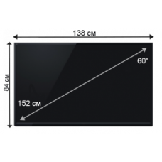 Плазменная/(LED) ЖК панель 60 дюймов (152 см)